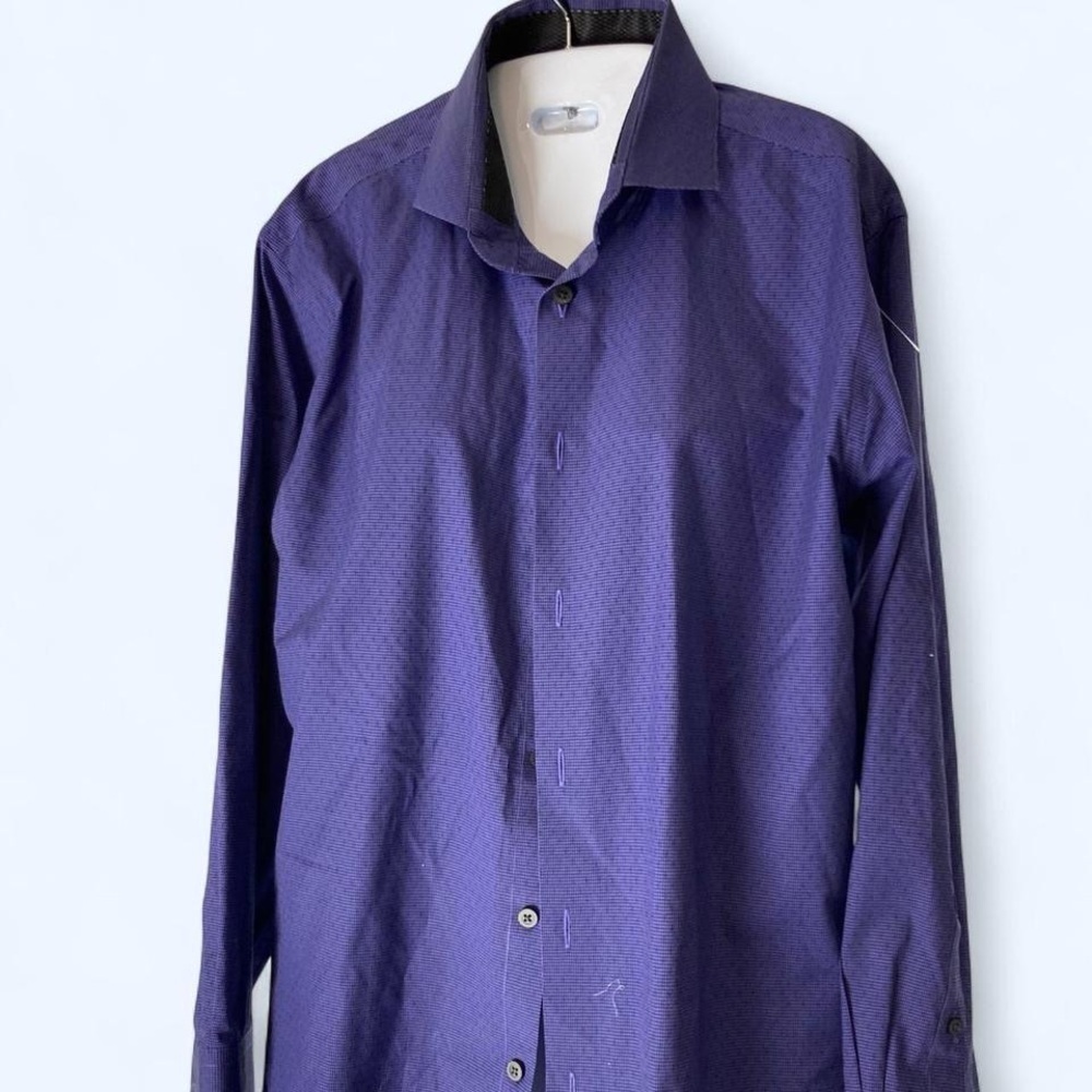 Kenneth Cole Awearness purple button up men’s dress shirt 16 1/2 32/33